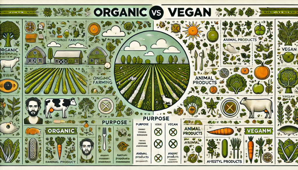 オーガニック VS ビーガン